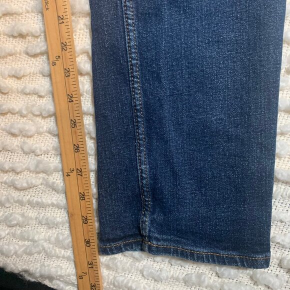 OLD NAVY MENS 34X32 BLUE JEANS TAPERED STRETCH CASUAL OUTDOOR (34X31) - Picture 10 of 15